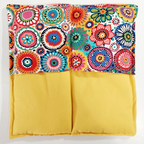 Rice-flax seed therapeutic heating-cooling foot/hand warmer - Picture 1 of 2